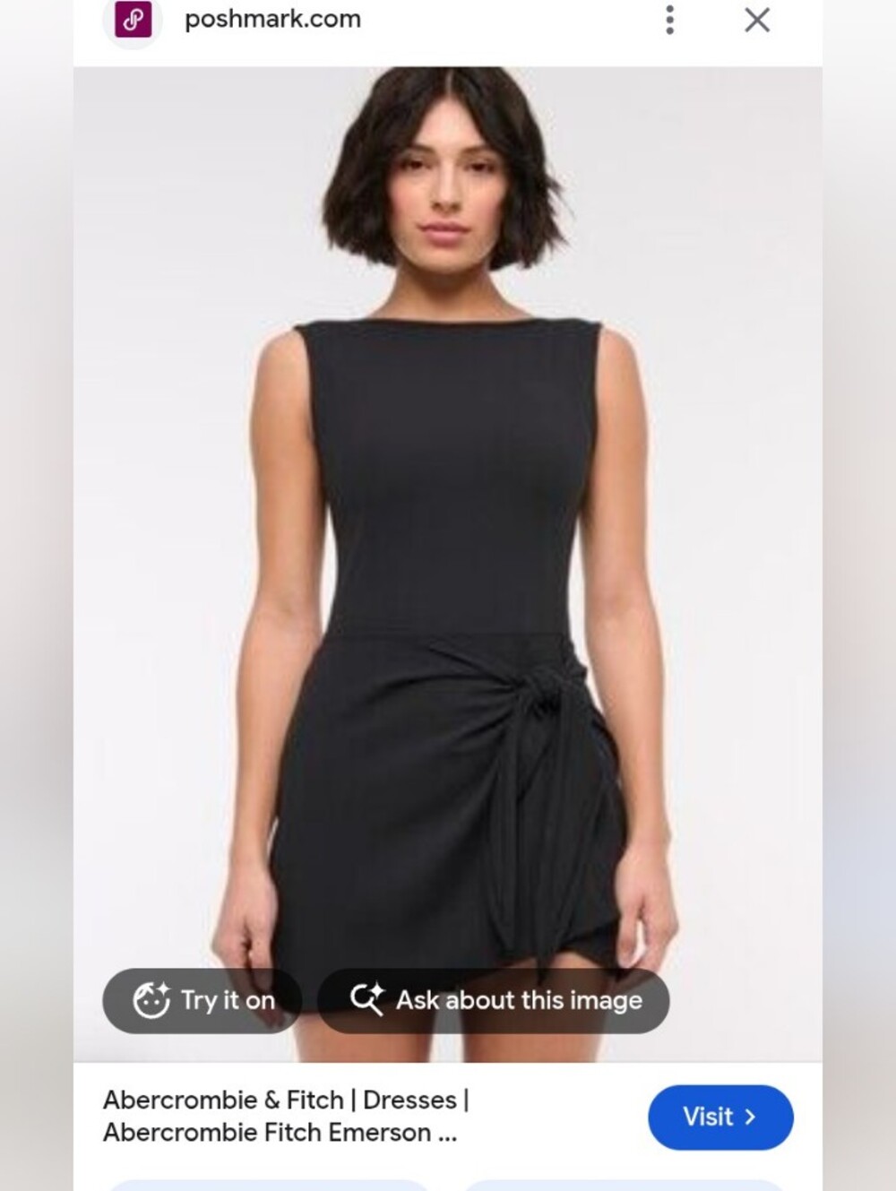 YPB Abercrombie and Fitch Black Workout One piece with Front tie Size Large